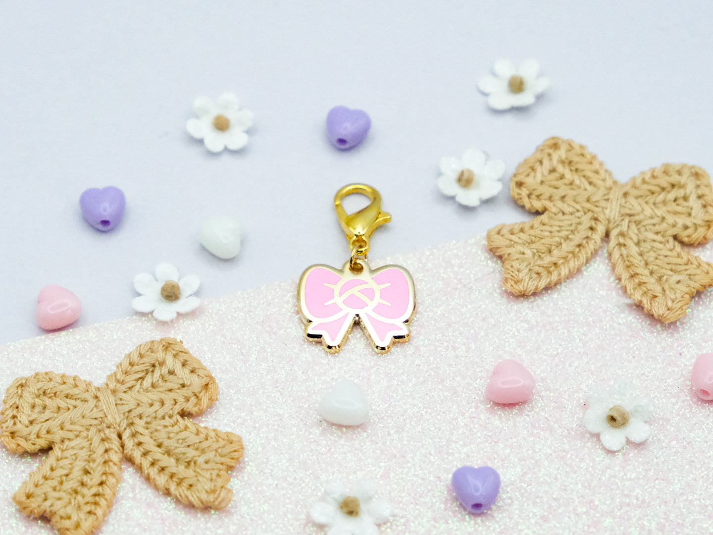 Charm Nœud Rose Mignon - Charm-ing Collection