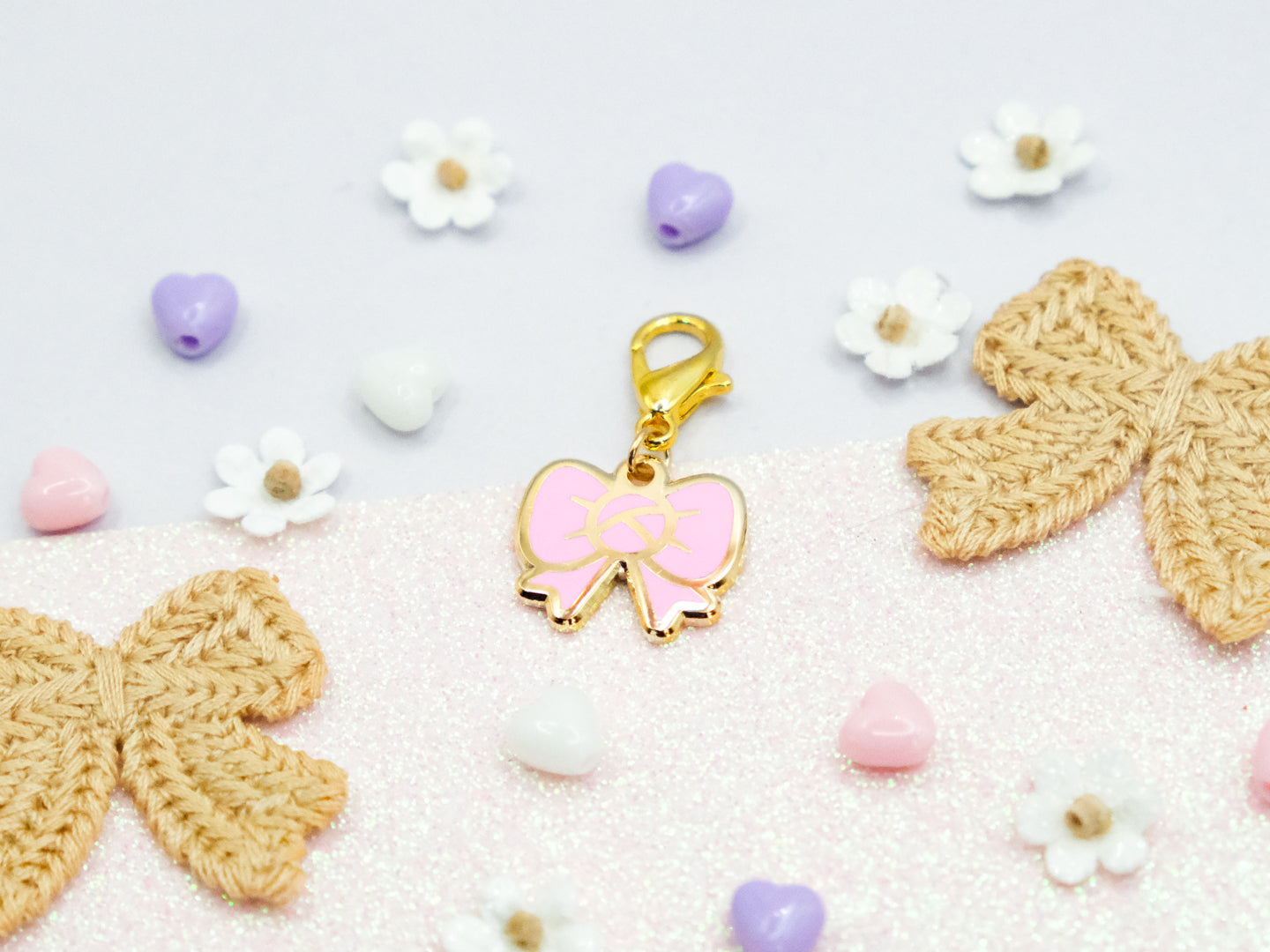 Charm Nœud Rose Mignon - Charm-ing Collection
