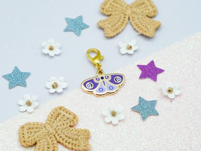 Charm Papillon de Nuit Violet - Charm-ing Collection