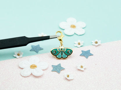 Charm Papillon de Nuit Vert - Charm-ing Collection
