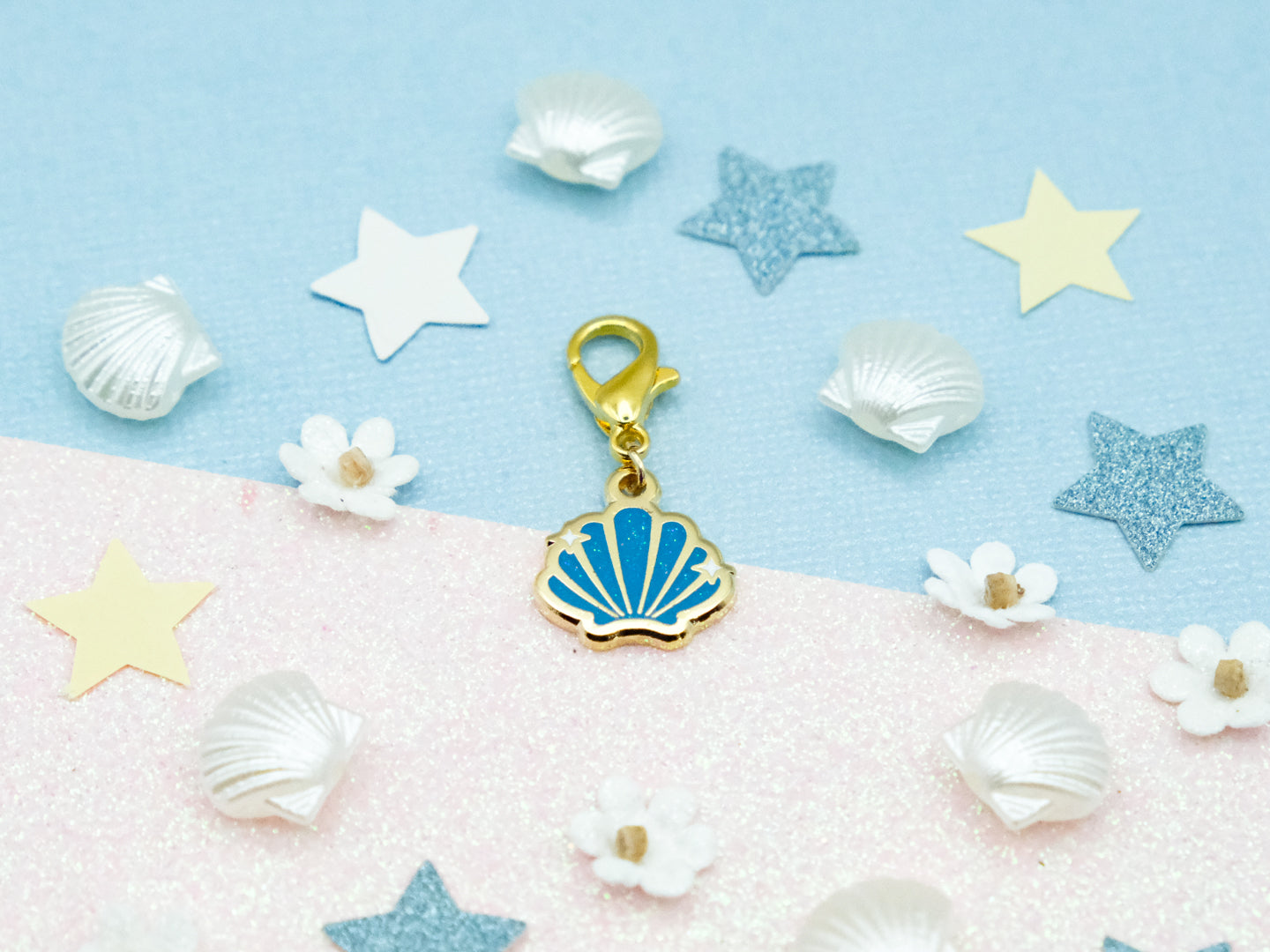 Blue Shellfish Charm - Charm-ing Collection