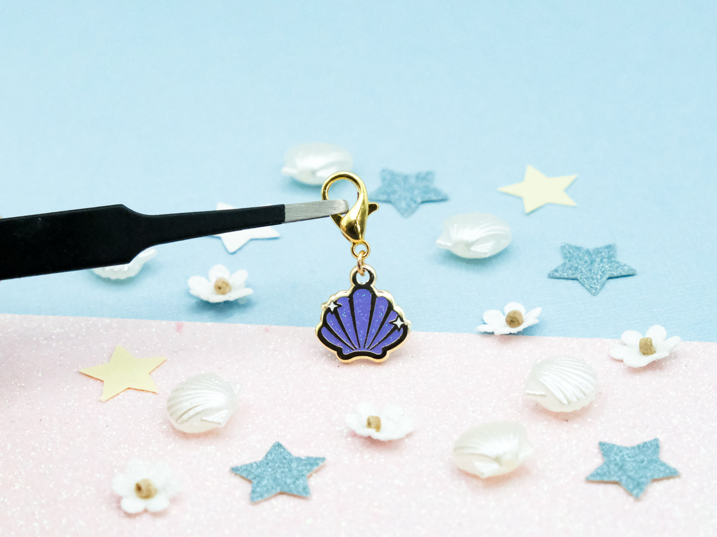 Charm Coquillage Violet - Charm-ing Collection