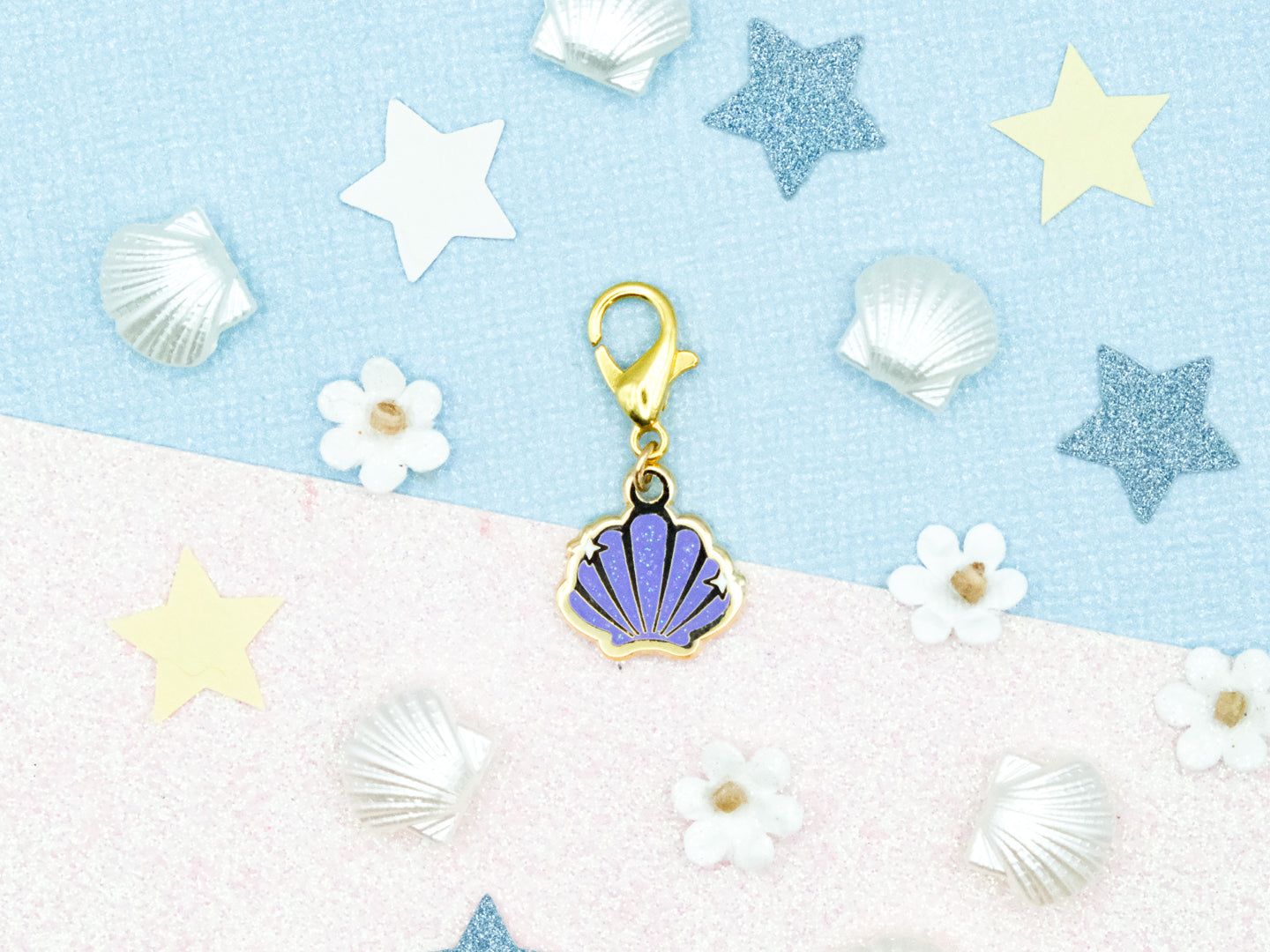Charm Coquillage Violet - Charm-ing Collection