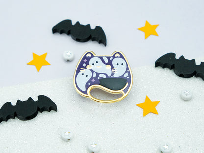Pins Chat Fantôme - Charm-ing Collection