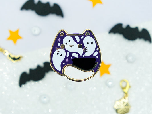Ghost Cat Pins - Charm-ing Collection