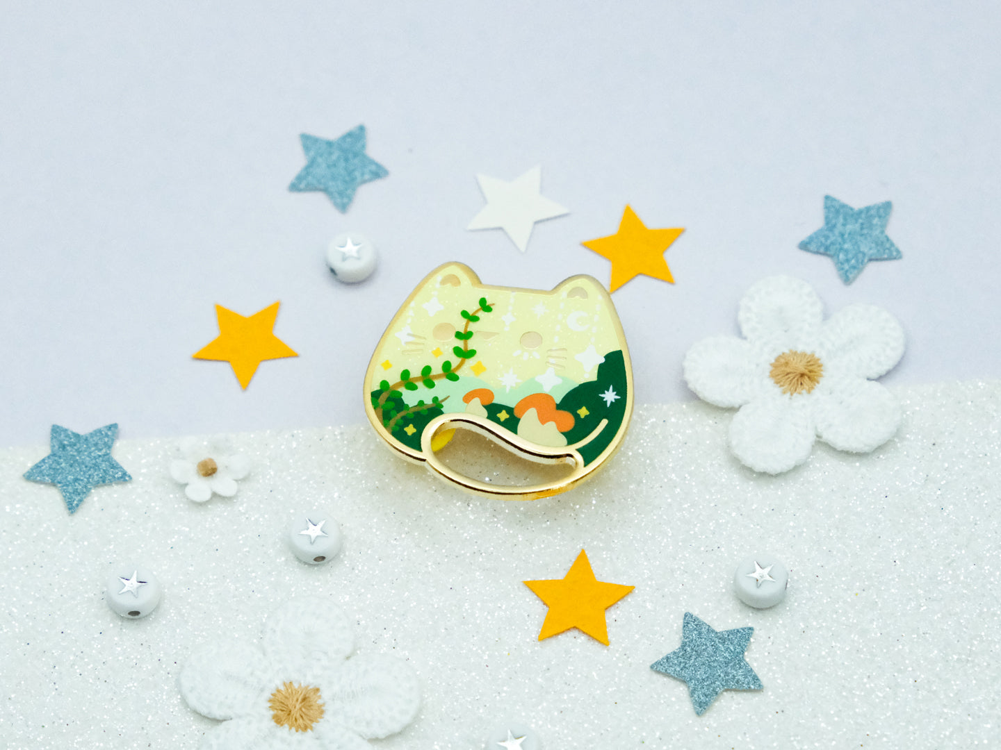 Sunlight Enchanted Woods Cat Pins - Charm-ing Collection