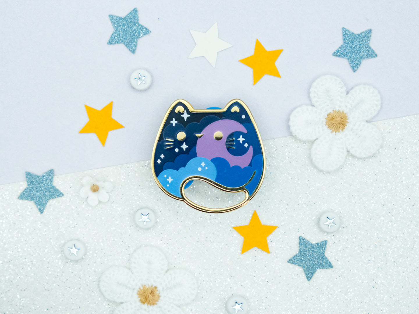 Moony Cat Pins - Charm-ing Collection
