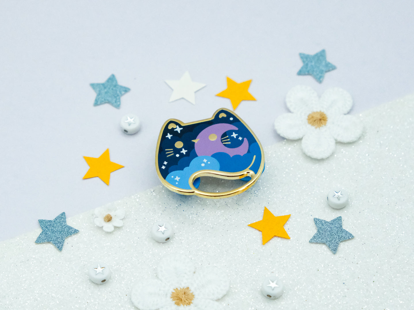 Moony Cat Pins - Charm-ing Collection