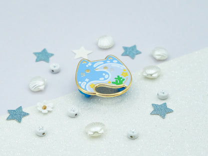 Pins Chat Vague de l'Océan - Charm-ing Collection