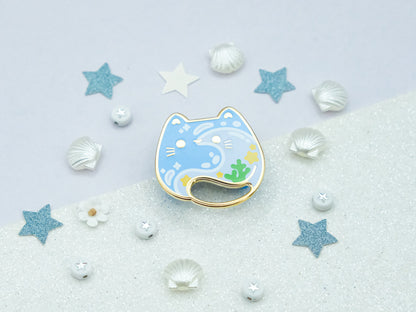 Pins Chat Vague de l'Océan - Charm-ing Collection