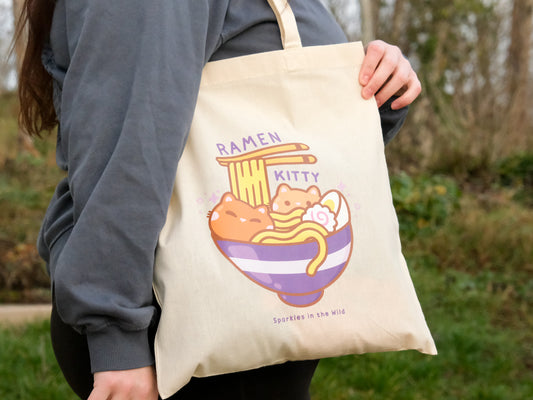 Tote-Bag Ramen Kitty