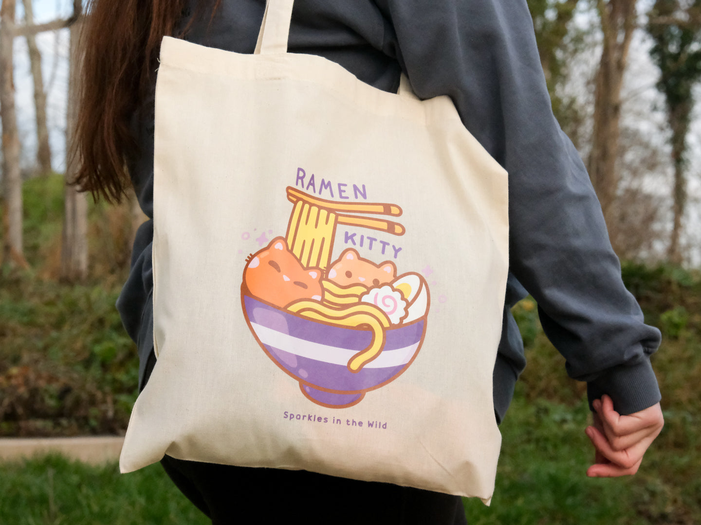 Tote-Bag Ramen Kitty