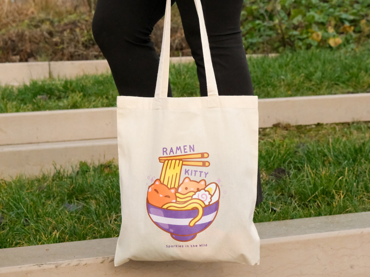 Tote-Bag Ramen Kitty