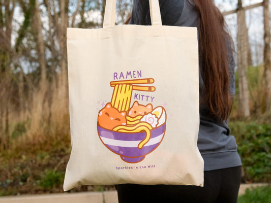 Tote-Bag Ramen Kitty