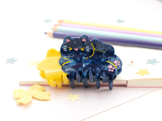 Shooting Star Cat Hair Claw Clip