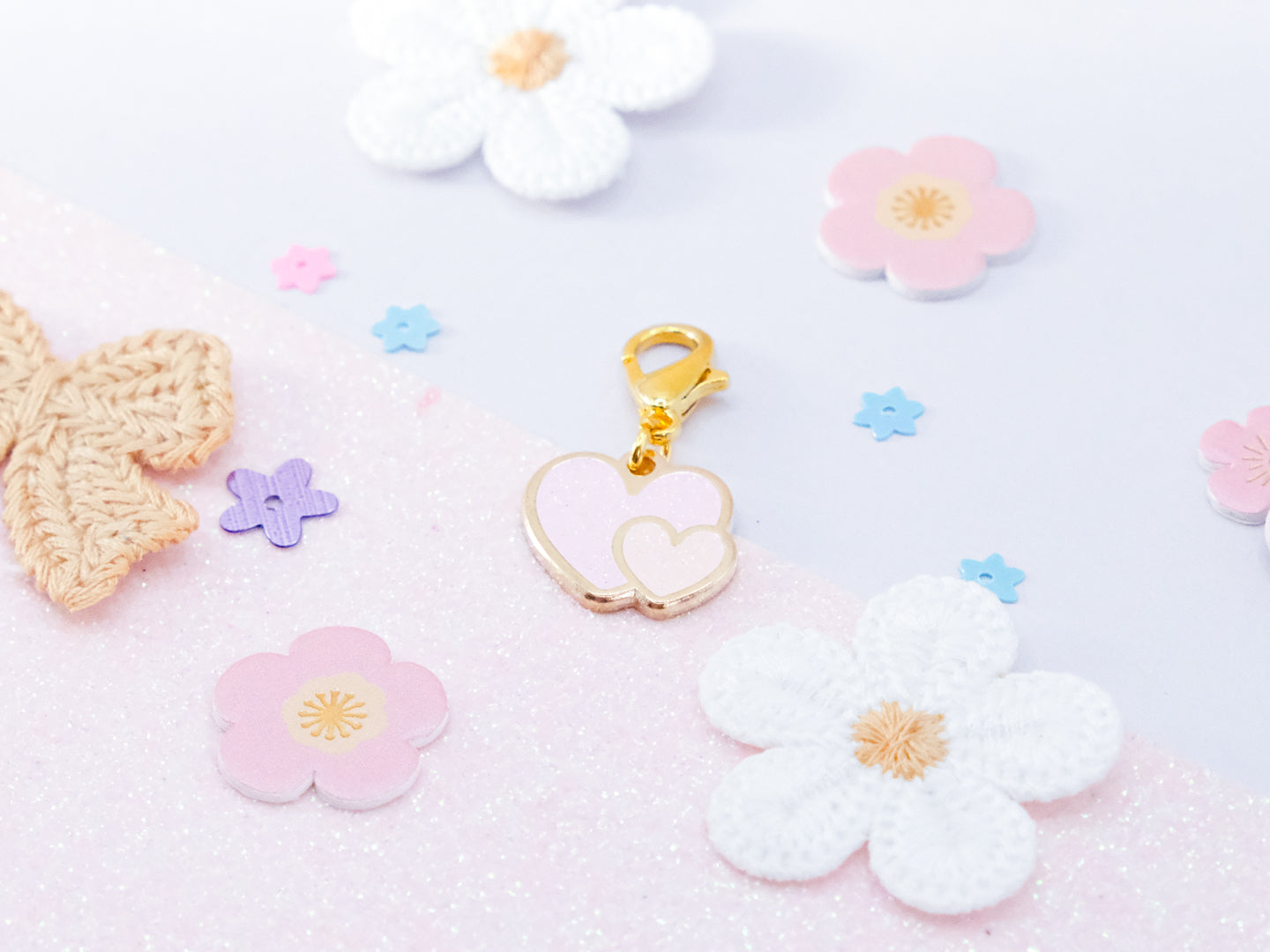 Double Heart Charm - Charm-ing Collection