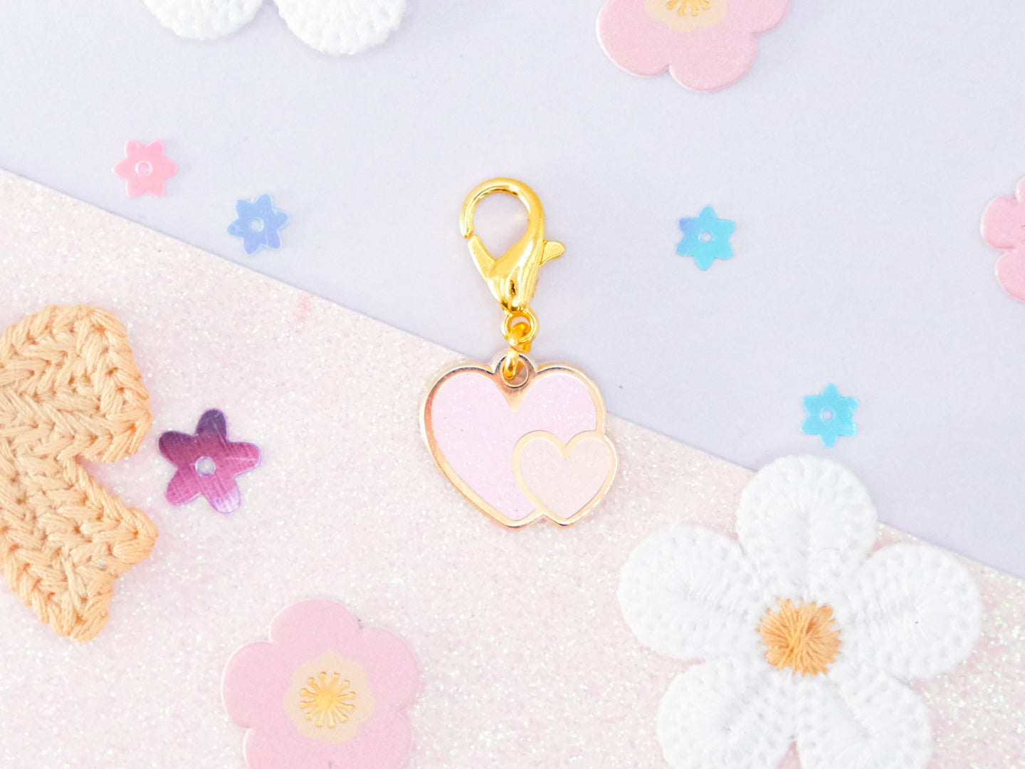 Double Heart Charm - Charm-ing Collection