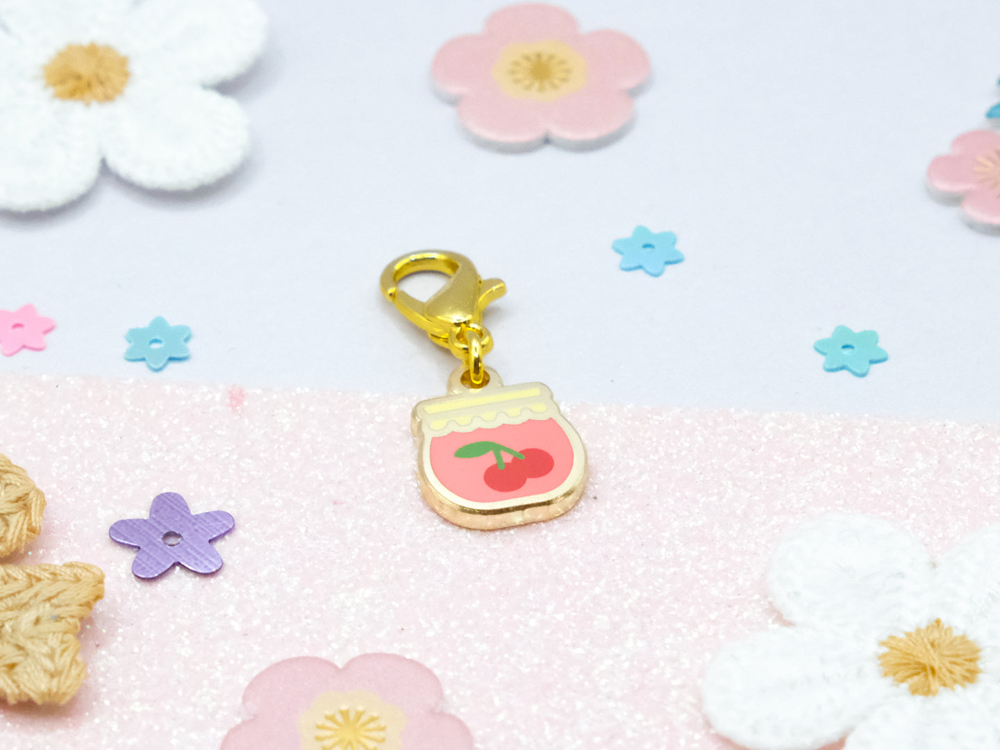 Cherry Jam Jar Charm - Charm-ing Collection