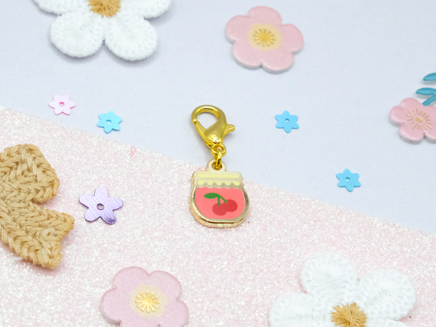 Cherry Jam Jar Charm - Charm-ing Collection