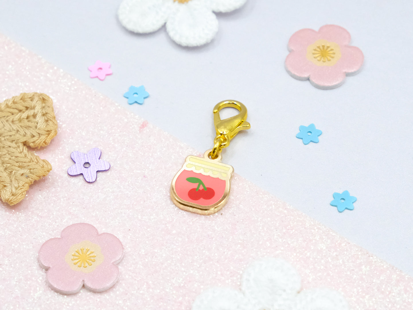 Cherry Jam Jar Charm - Charm-ing Collection