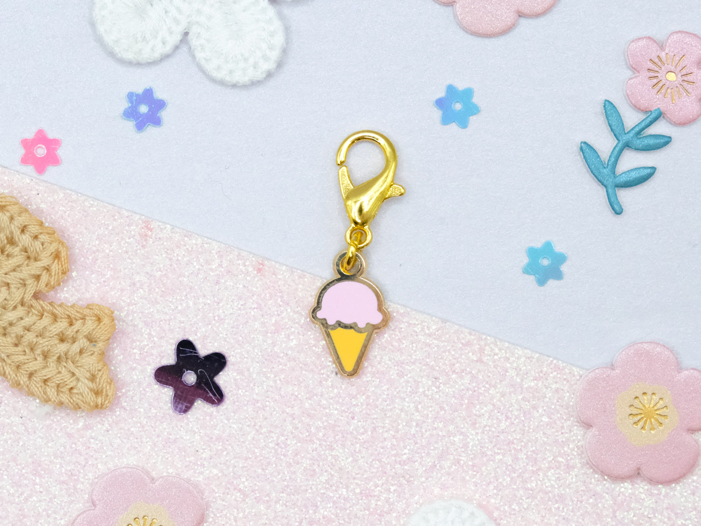 Ice Cream Cone Charm - Charm-ing Collection