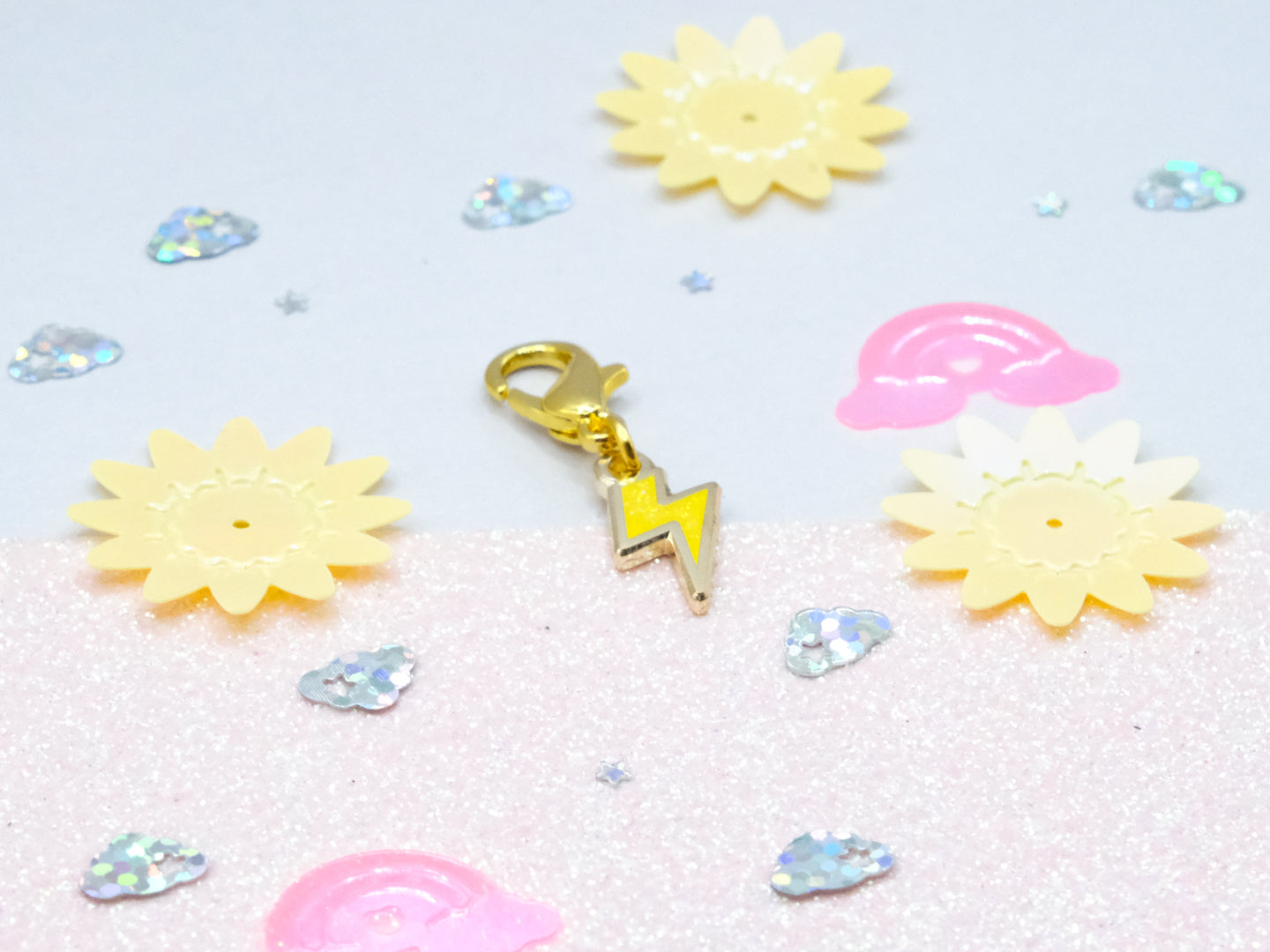 Yellow Thunderbolt Charm - Charm-ing Collection