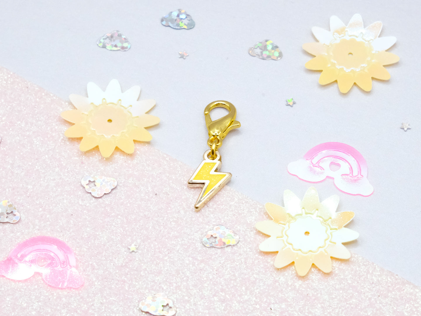 Yellow Thunderbolt Charm - Charm-ing Collection