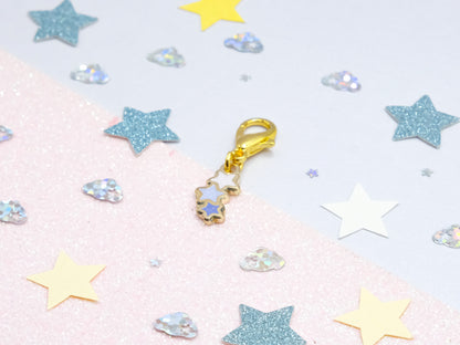 Purple Tri-Star Charm - Charm-ing Collection