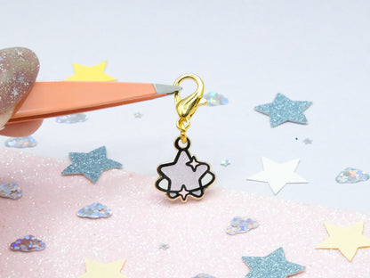 Purple Sparkling Star Charm - Charm-ing Collection