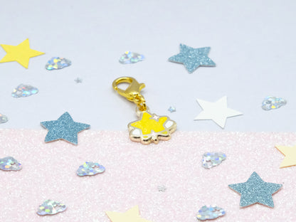Yellow Sparkling Star Charm - Charm-ing Collection