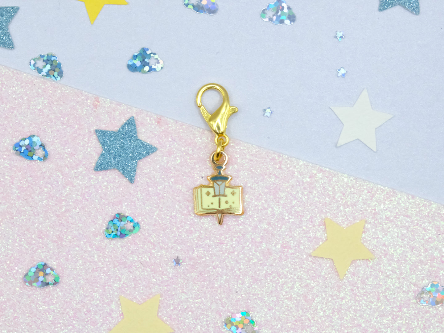 Pierced Spellbook Charm - Charm-ing Collection