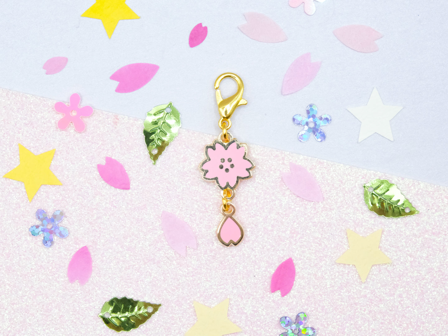 Sakura & Petal Duo Charm - Charm-ing Collection