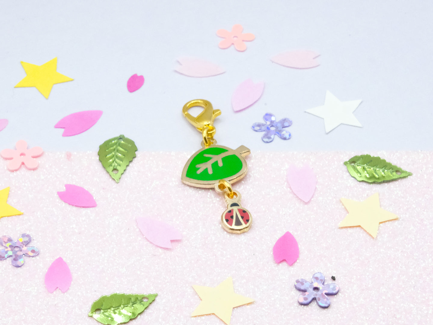 Feuille & Coccinelle Duo Charm - Charm-ing Collection