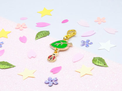 Feuille & Coccinelle Duo Charm - Charm-ing Collection