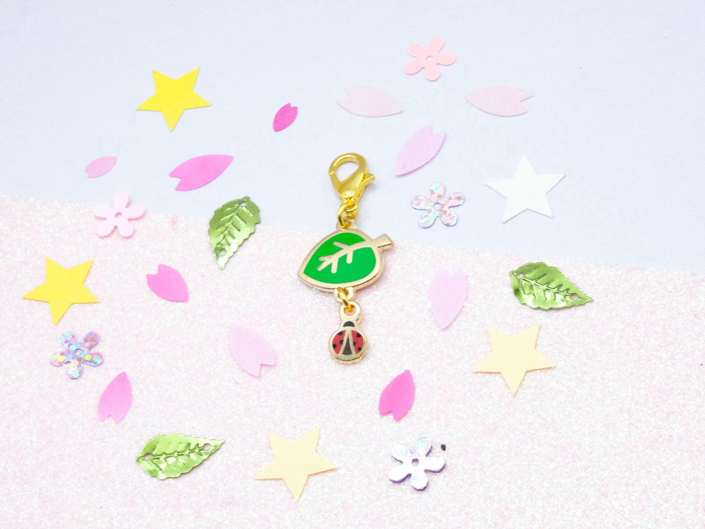 Feuille & Coccinelle Duo Charm - Charm-ing Collection