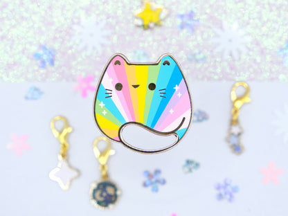 Pins Chat Arc-en-ciel Pop - Charm-ing Collection