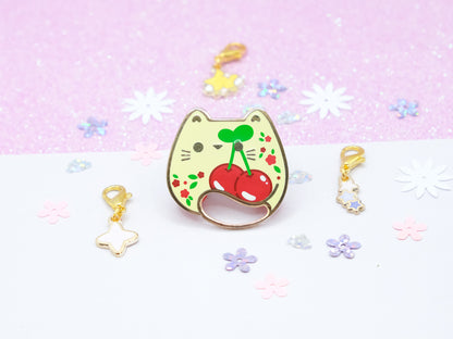 Cherry Sweet Cat Pins - Charm-ing Collection