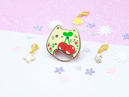 Cherry Sweet Cat Pins - Charm-ing Collection