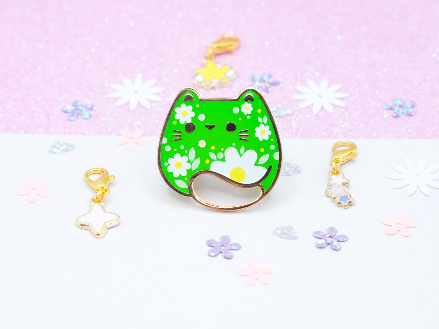 Pins Chat Prairie Fleurie - Charm-ing Collection