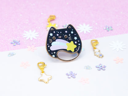 Pins Chat Étoile Filante - Charm-ing Collection