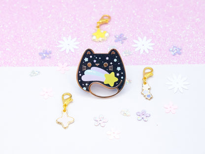 Pins Chat Étoile Filante - Charm-ing Collection