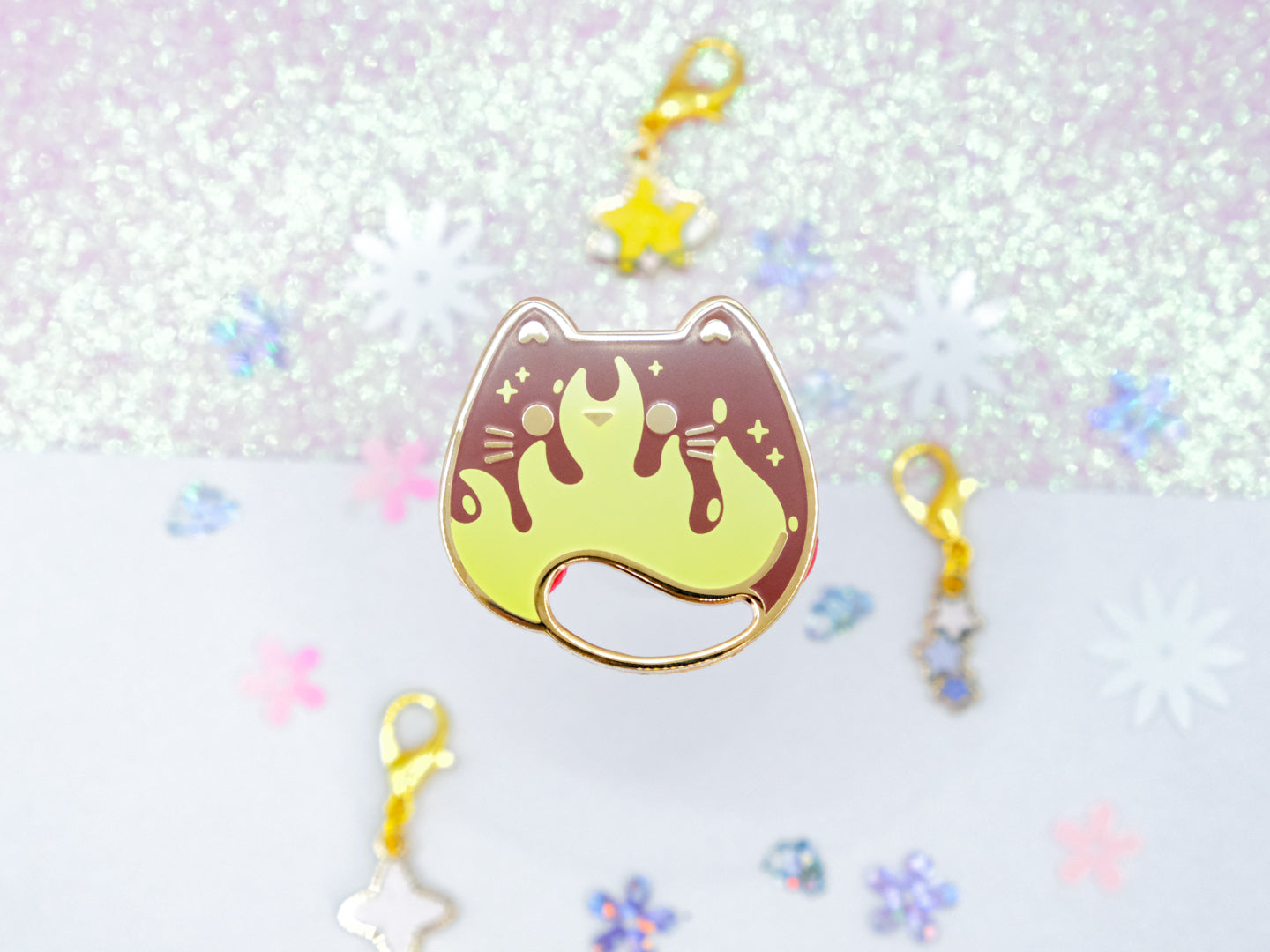 Mystic Flame Cat Pins - Charm-ing Collection