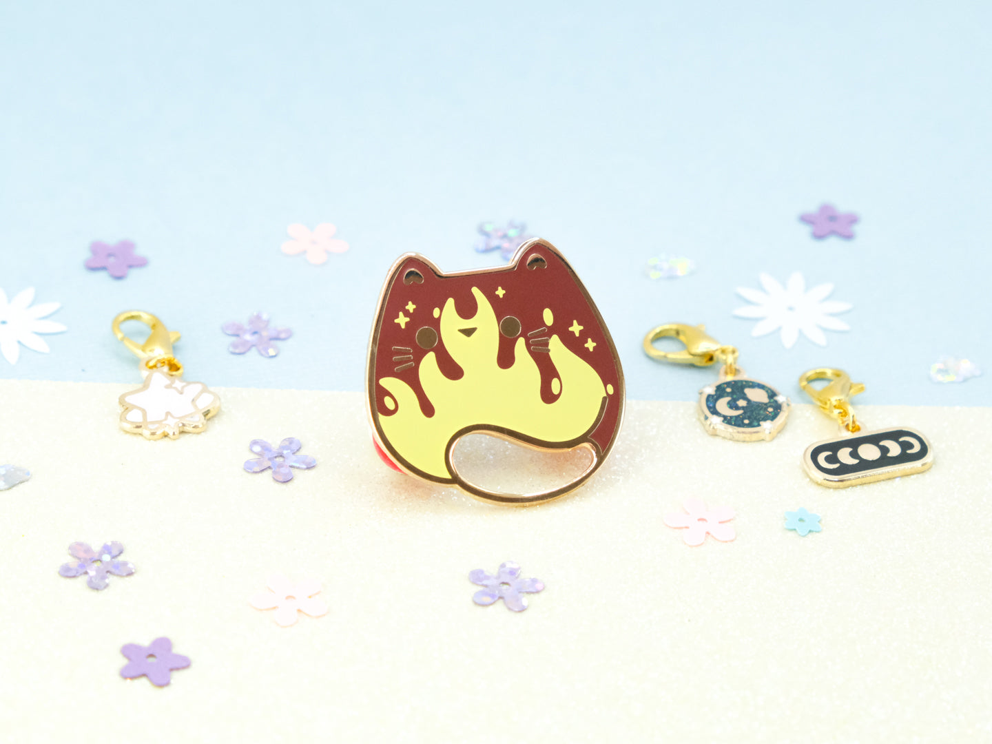 Mystic Flame Cat Pins - Charm-ing Collection