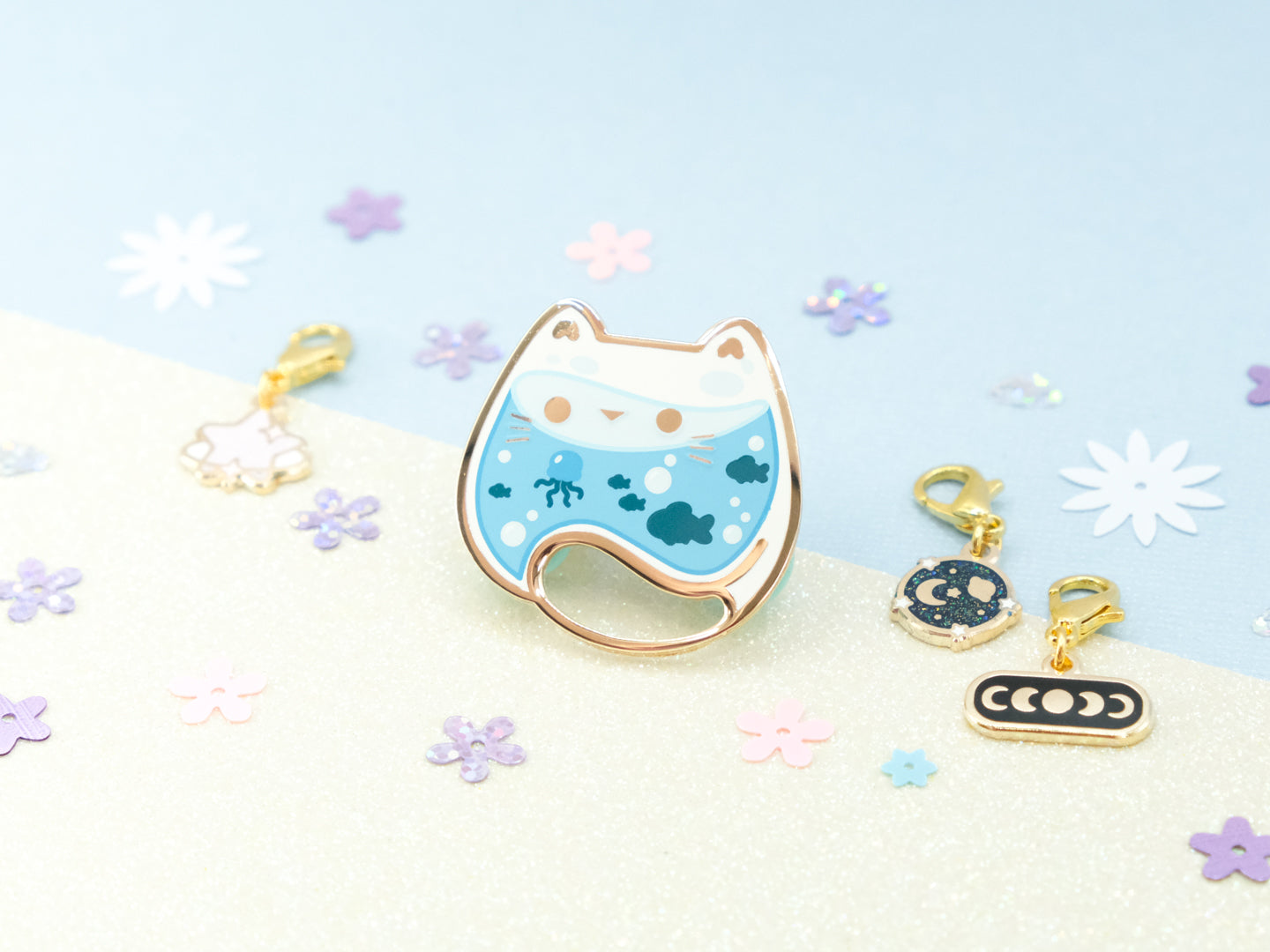 Pins Chat Aquarium - Charm-ing Collection