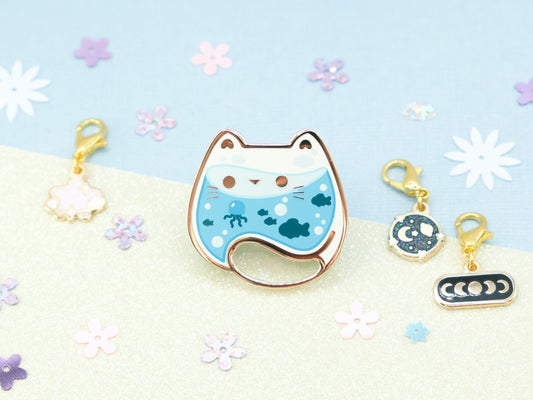 Aquarium Dream Cat Pins - Charm-ing Collection