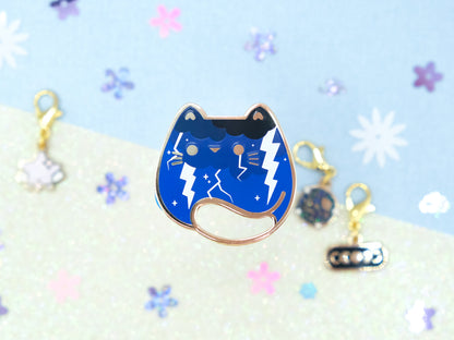 Thunderstorm Cat Pins - Charm-ing Collection