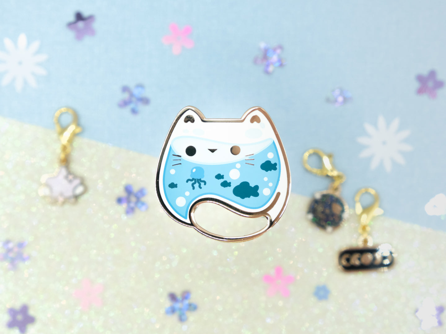 Pins Chat Aquarium - Charm-ing Collection