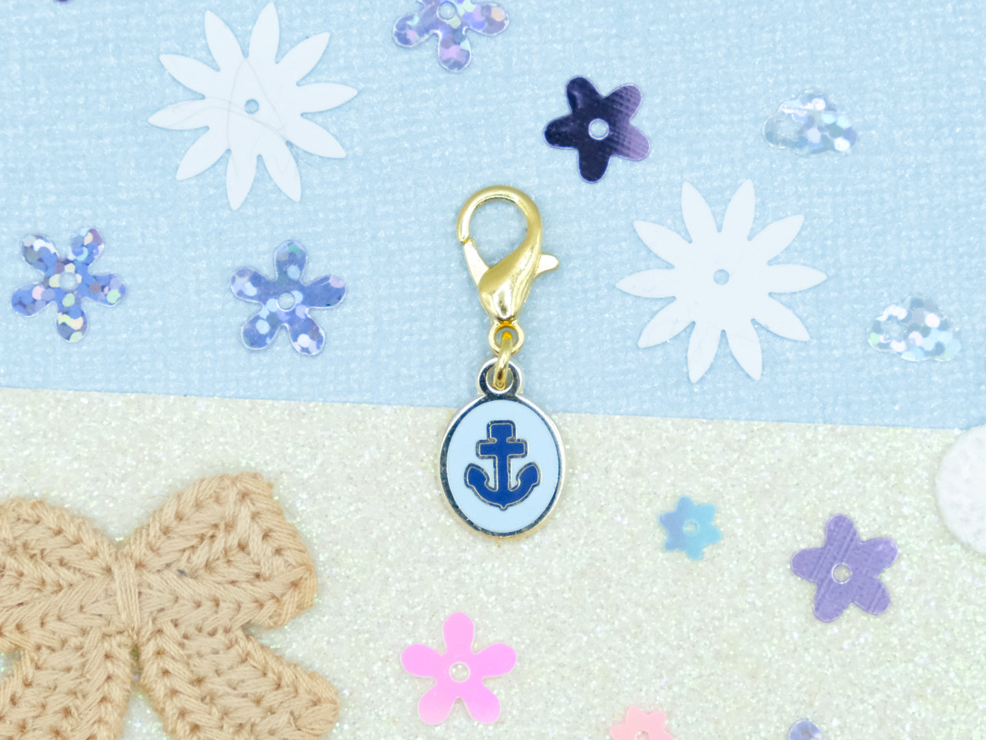 Anchor Medallion Charm - Charm-ing Collection