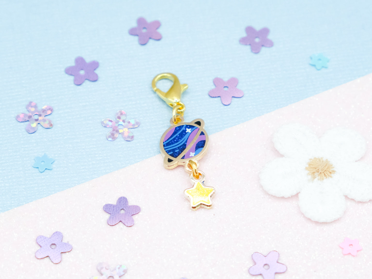 Planet & Star Duo Charm - Charm-ing Collection