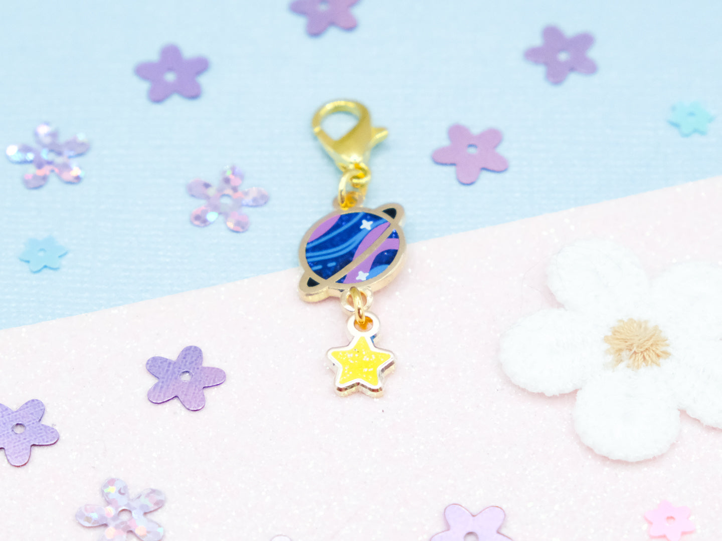 Planet & Star Duo Charm - Charm-ing Collection